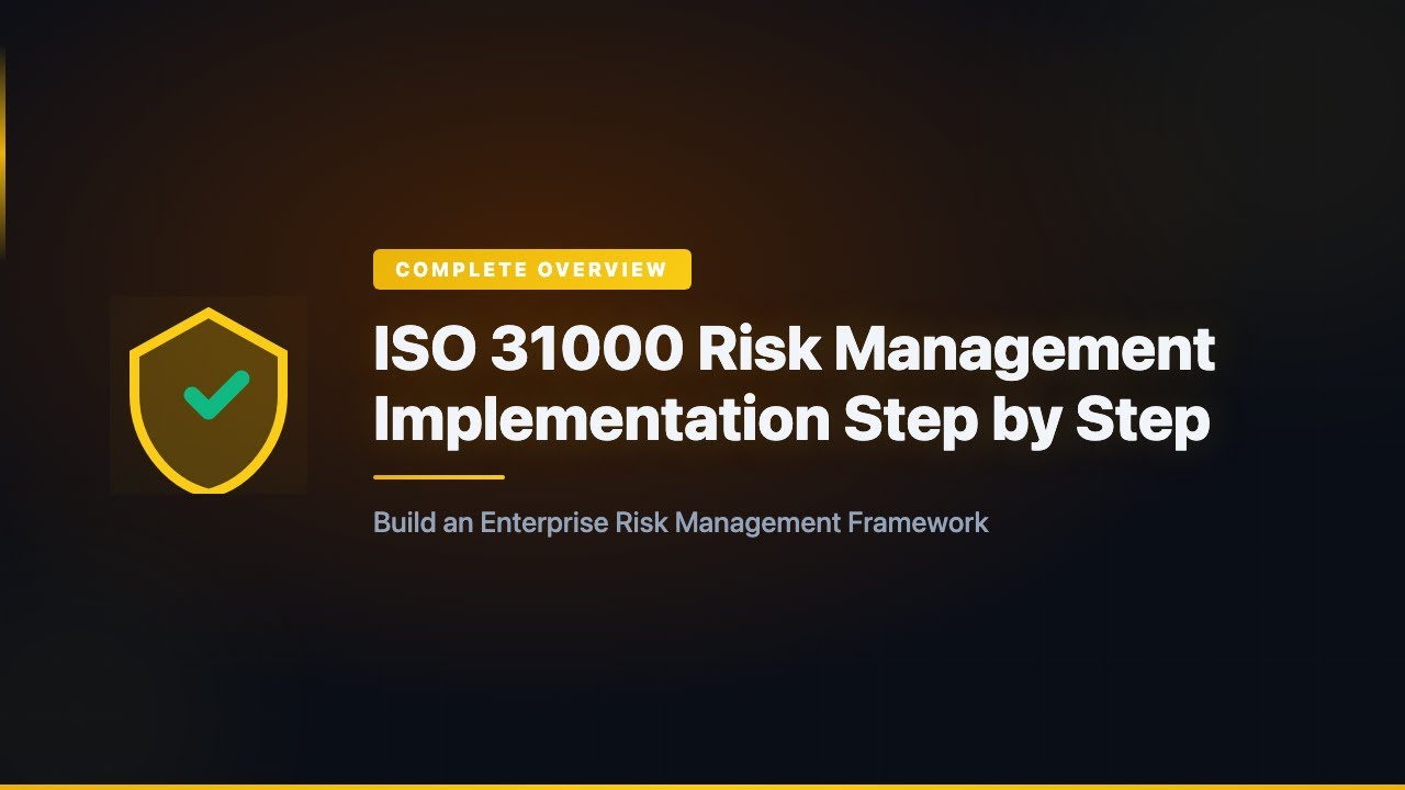 ISO 31000 Risk Management — A Beginner's Guide