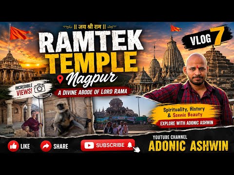 Ramtek Temple Nagpur 🇮🇳 | 1000+ Years Old Ram Temple? Full Tour & Hidden History | Vlog #7