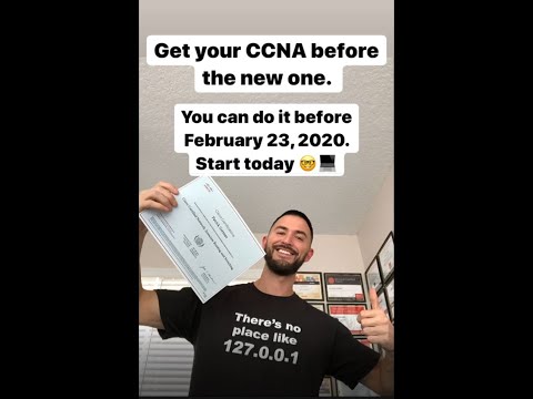 How to get Cisco's CCNA Certification 2019-2020 before it changes. You can do IT. STUDY HARD 💻🤓👌
