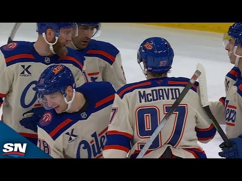Oilers' Connor McDavid Extends His Point Streak To 19 Games Off Zach Hyman's Redirect