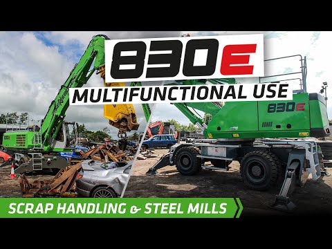 SENNEBOGEN - Scrap Handler, Demolition: Material Handler 830 E-Series Vario-Tool in Wales