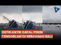 Detik Detik Kapal Pinisi Tenggelam Di Perairan Bali Usai Dihantam Angin Kencang