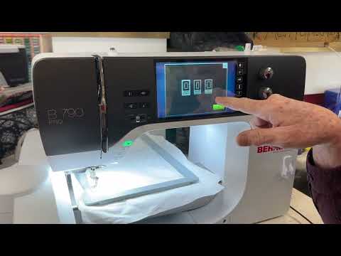 Bernina Jeff my embroidery hoop changes and starts over how to fix Magnetic hoop uses