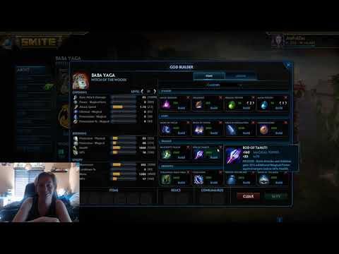 Smite Guide! How to Level/Build Baba Yaga in the Mid lane in Season 7!