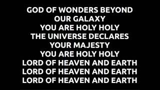 God Of Wonders with Lyrics - ChrisTomlin