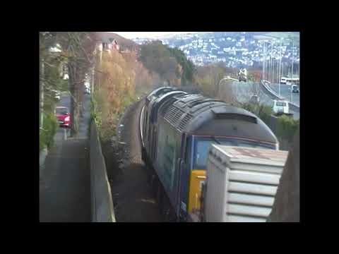 #110: [6K41] DRS Class 37606 & 57003 pass Colwyn Bay (03/12/13)