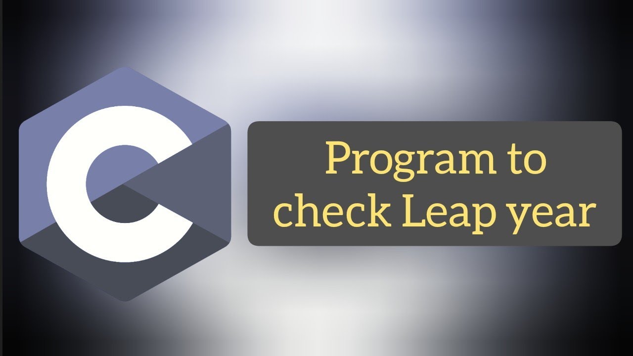 C Program to check leap year #cprogramming #coding