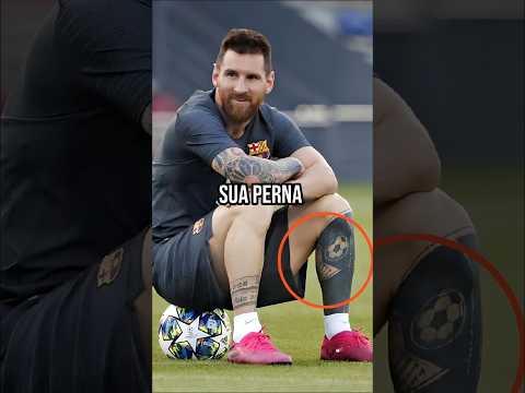 O verdadeiro motivo pelo qual Messi cobriu todas as pernas com tatuagens 😳