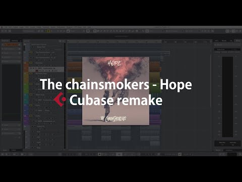 [How to make] The chainsmokers - Hope (CUBASE 10 Full Remake + Project file / Instrumental)