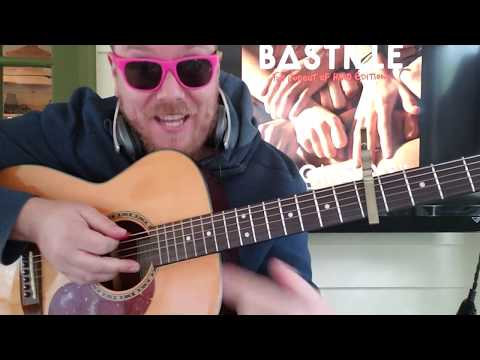 How To Play Admit Defeat Bastille // guitar lesson beginner tutorial easy chords