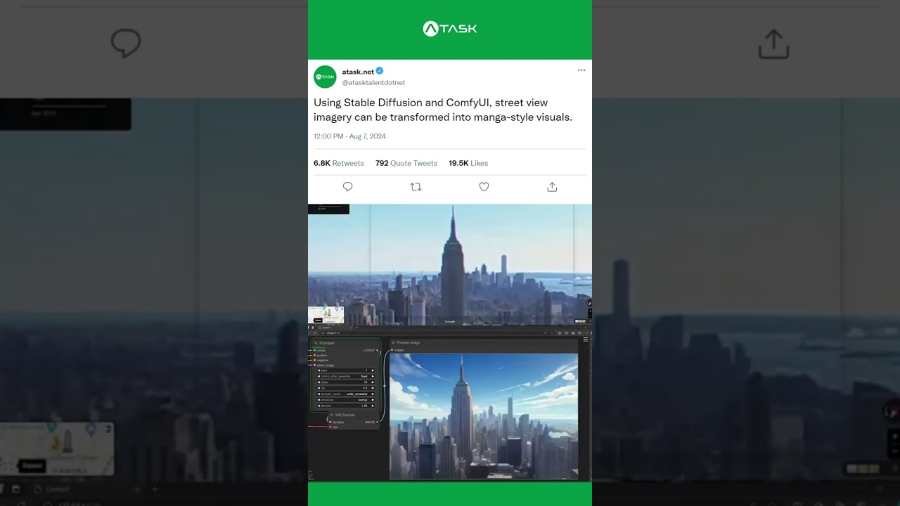 This is a fun exploration using Stable Diffusion and ComfyUI