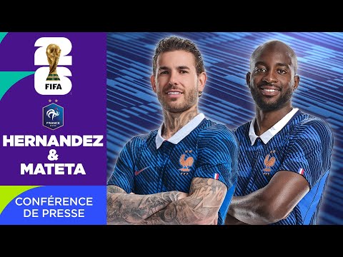 🇫🇷🎙️ La conférence de presse de l'équipe de France avec Lucas Hernandez et Jean-Philippe Mateta e...