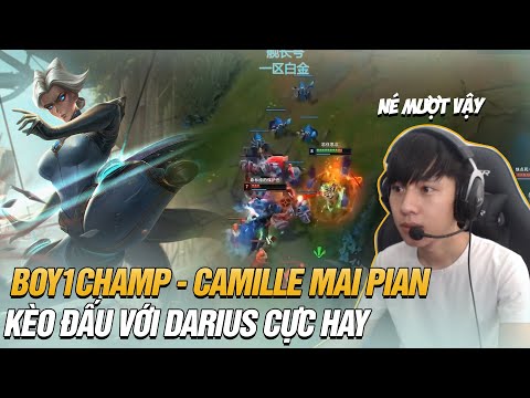 BOY1CHAMP CAMILLE MÁY CHỦ SIÊU CẤP TRUNG QUỐC "AO CHÌNH" DARIUS NGAY TỪ KHÂU ĐI ĐƯỜNG
