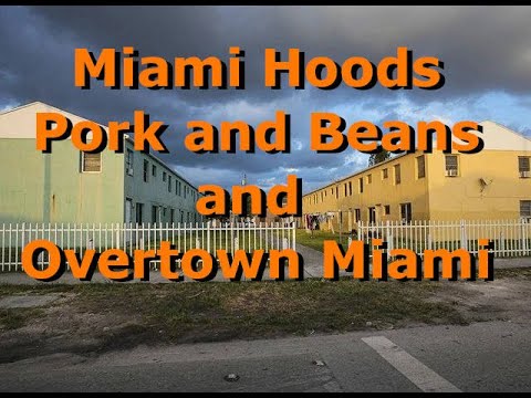 travel vlog Miami, Hoods Pork and Beans and Overtown Miami Beach, Florida 4K