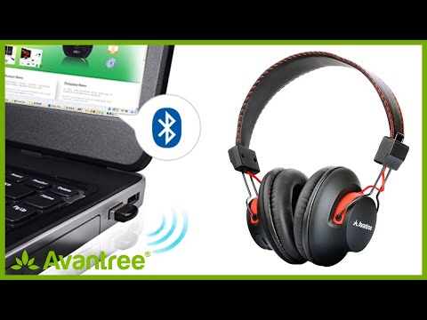 Avantree How to - Bluetooth headphones for PC,connect with bluetooth dongle DG40S, Audition