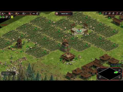 AOE DE - Yamato vs Choson: Hardest AI & Max game speed