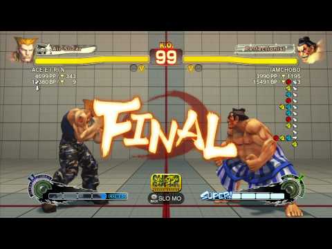 SSF4 AE 2012: ACE E I RI N (Guile) vs IAMCHOBO (Honda) - Xbox Live Ranked Match