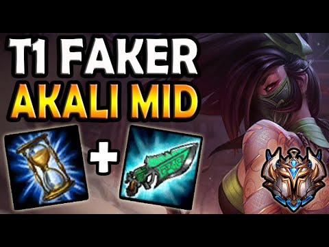 T1 Faker AKALI vs JAYCE [ MID ] Ranked Korea ✔️
