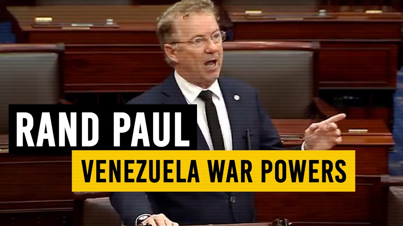 Senator Rand Paul on War Powers Resolution On Venezuela