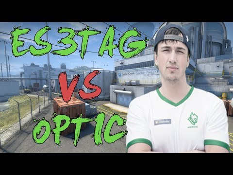 CSGO: POV Heroic es3tag vs OpTic (41/19) nuke @ ESL One New York 2018 EU Qualifier
