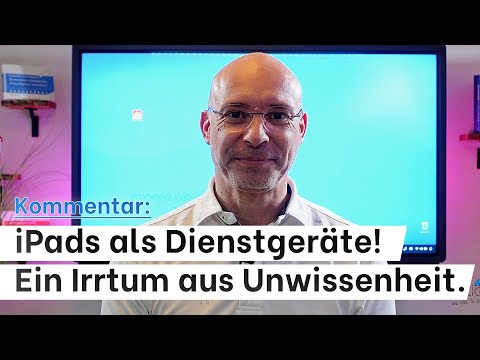 iPad als Lehrerendgerät mit einer interaktiven Tafel