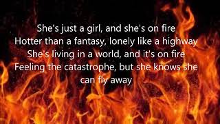 Girl on Fire lyrics