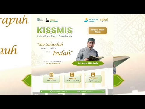 🔴Kajian Senin Kamis _ BERTAHANLAH SAMPAI AKHIR YANG INDAH | Ust. Agus Al Muhajir