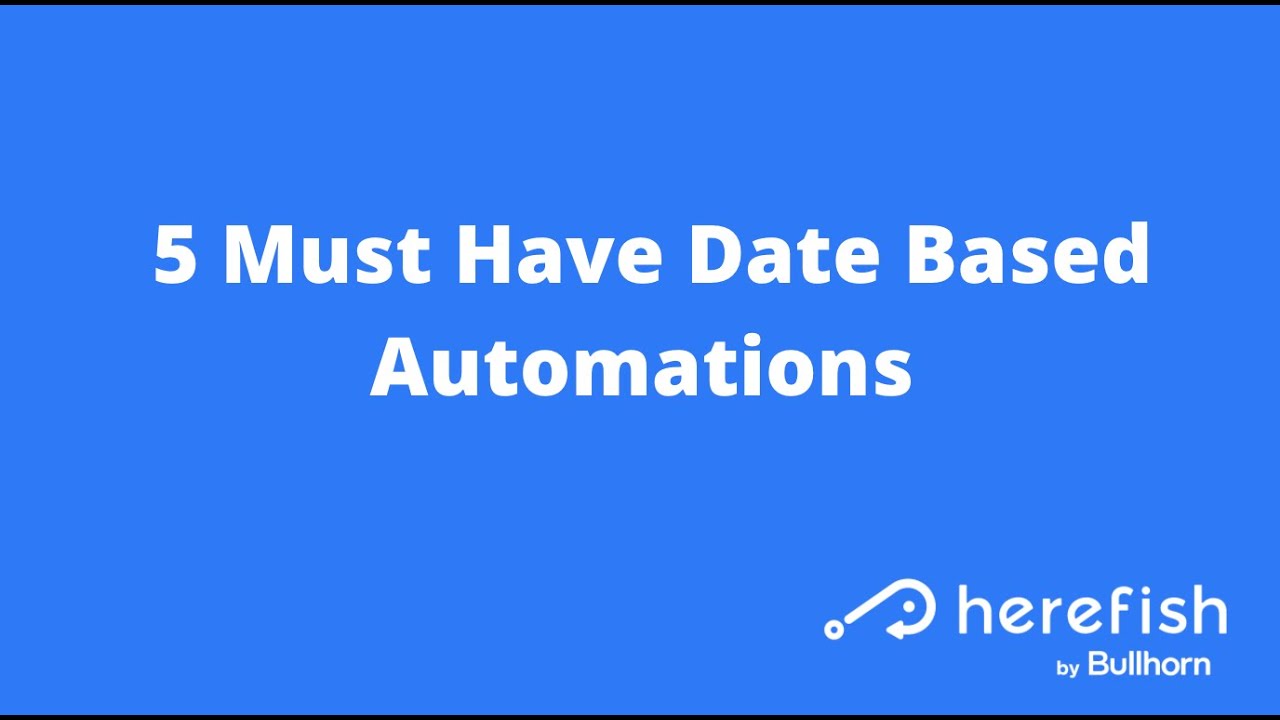 👷‍♂️ 5 Must Have Date Based Automations