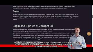 Easy Banking at Jackpot Jill: Secure Transactions