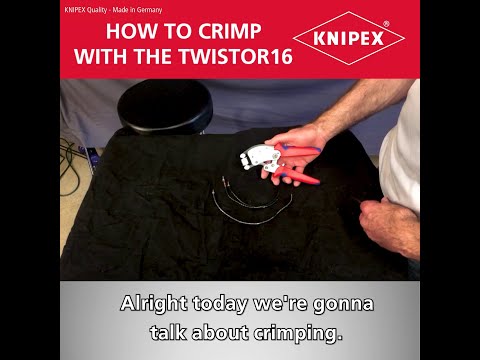 KNIPEX Tool Tips - How to crimp with the Twistor®16
