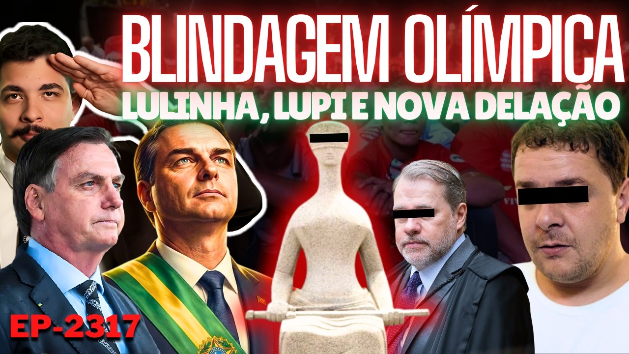 BLINDAGEM Olímpica: Consórcio CHOCADO + Lulinha, Lupi e Nova DELAÇÃO + Esquerda Surpresa com Flávio.