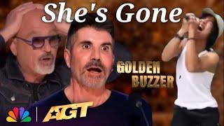 Download lagu America's Got Talent | Judges were blown away by the contestant's performance of 'She's Gone'  mp3