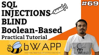 bwapp sql injection tutorial | blind sql injection | boolean based sql injection | Cyber World Hindi