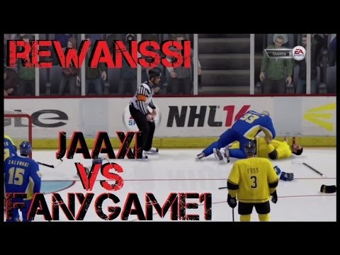 NHL 14 Online "Fani Änäri" | Rewanssi Ottelu fanygame1 VS jaaxi (kalpa-lukko)