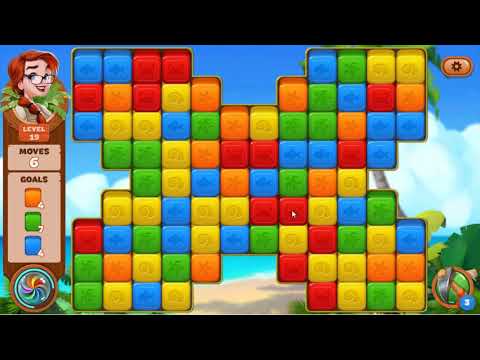 Lost Island Blast Adventure Level 19 No Boosters