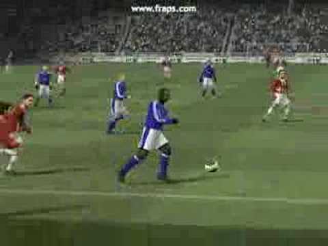 Pro Evolution Soccer 5 Replay - Ridiculous Goalmouth Action