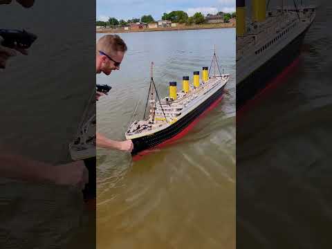 réplica titanic criada por Vatuti Erik Dieter . escala 1/100 rádio controle #shorts