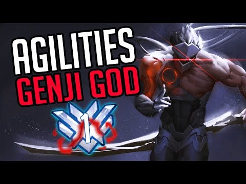 BEST OF "AGILITIES" THE GENJI GOD - Overwatch Agilities Facts & Montage