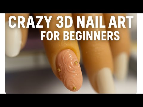 Easy 3D Nail Art for Beginners | Viral Flower Design