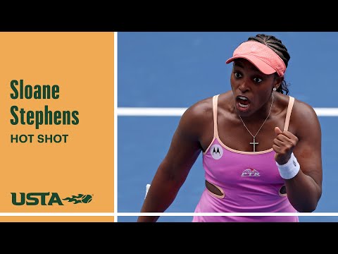 Sloane Stephens Hits Amazing Forehand Winner! | 2023 US Open