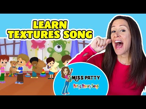 Learn Textures Children's Song | Five Senses Song for Kids and Babies by Patty Shukla