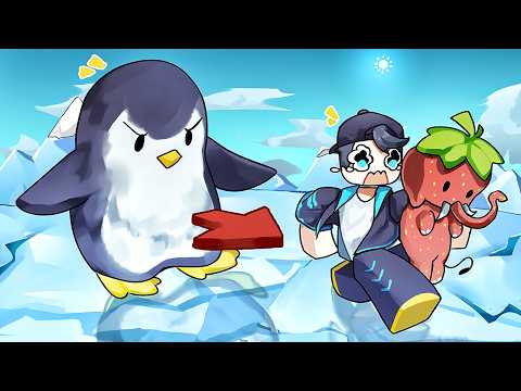 HUH?! Maling Brainrot Tapi Dijaga Knockout Penguin 🐧🔥🐧 | Escape Knockout for Brainrots Indonesia
