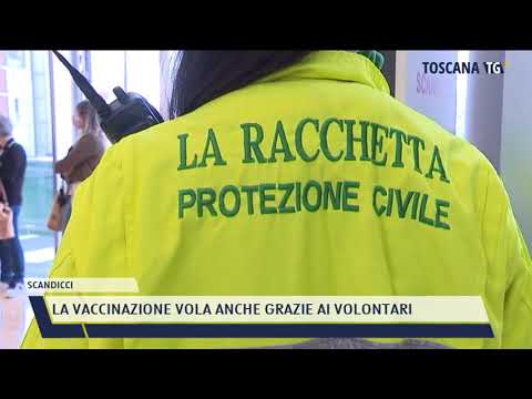 2021-05-10 SCANDICCI - LA VACCINAZIONE VOLA ANCHE GRAZIE AI VOLONTARI