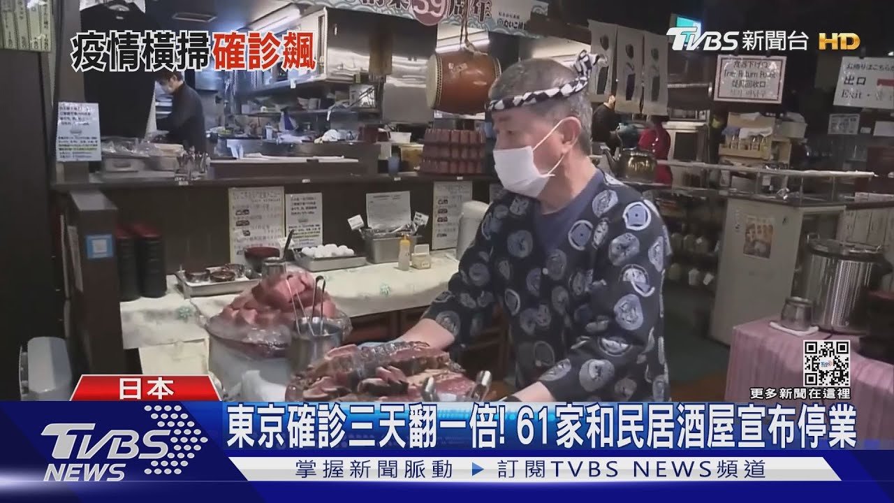 東京確診三天翻一倍！　61家和民居酒屋宣布停業