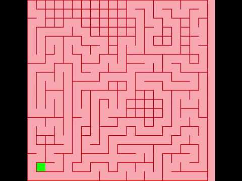 Making maze using backtracking algorithm and then finding path using A* Path Finding Algorithm