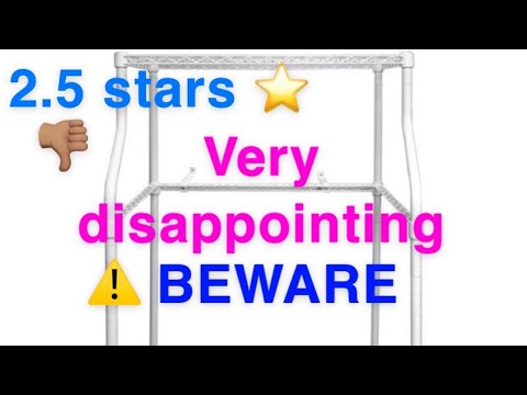 Review of The Magic Chef Compact Laundry Rack!!! 😑👍🏽👎🏽UNHAPPY REVIEW
