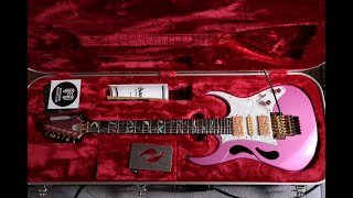 Video thumbnail for Unbox, IBANEZ PIA3761, Steve Vai's new signature guitar in Panther Pink!!! by Deo Rai