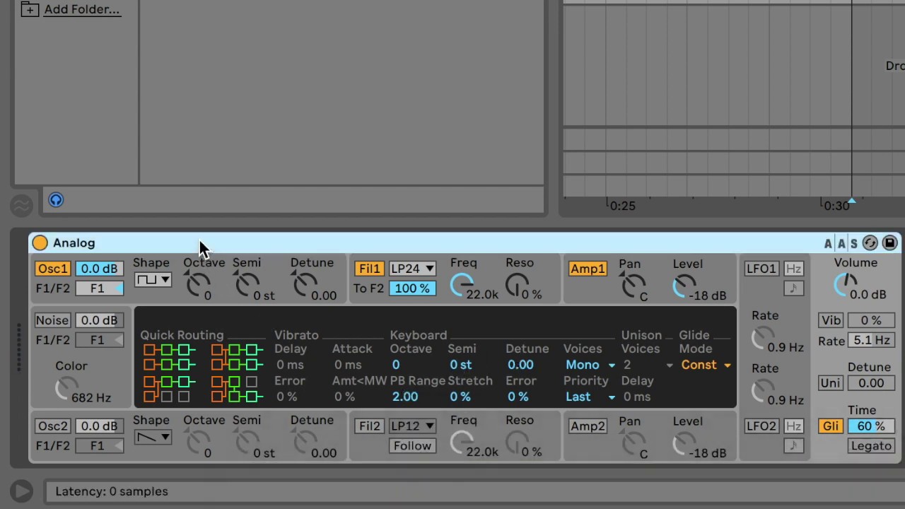 COMO FAZER UM BASS USANDO SÓ PLUGINS DO ABLETON EM 5 MIN