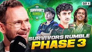 [ENG] SURVIVOR'S RUMBLE | Phase 3 | Day 4 | Watch Party