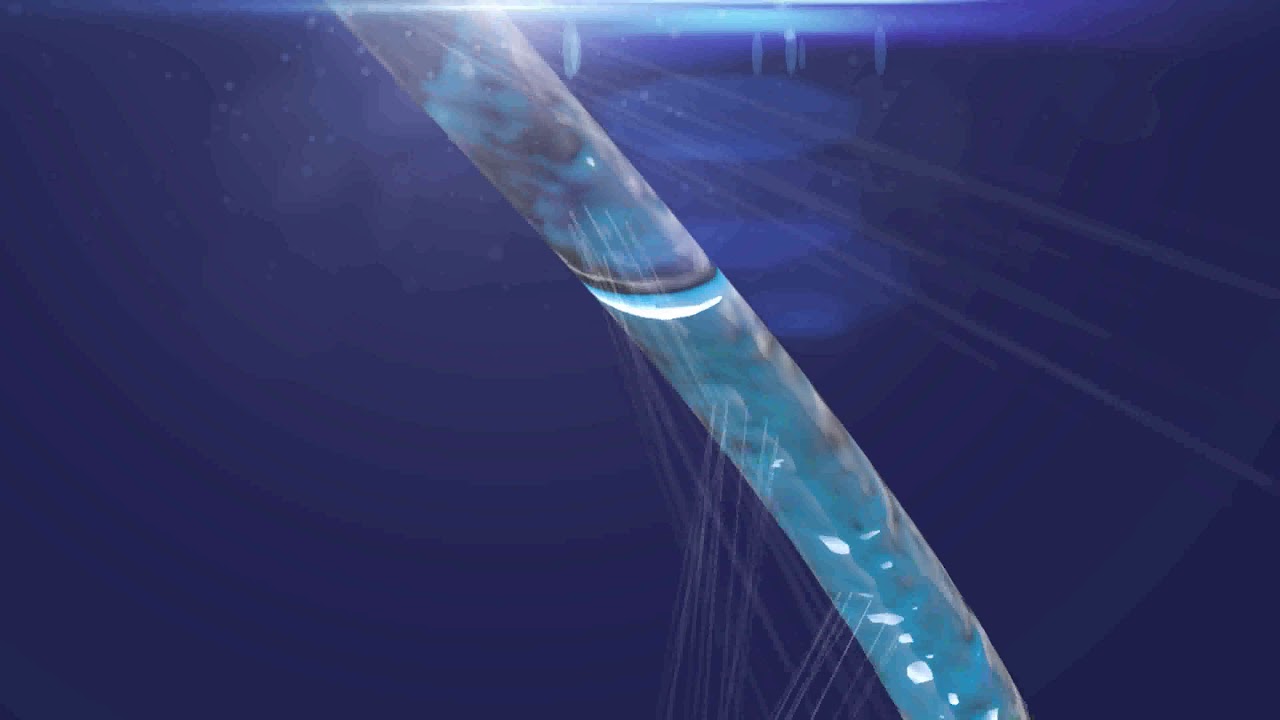 dna vector blue line Blue background